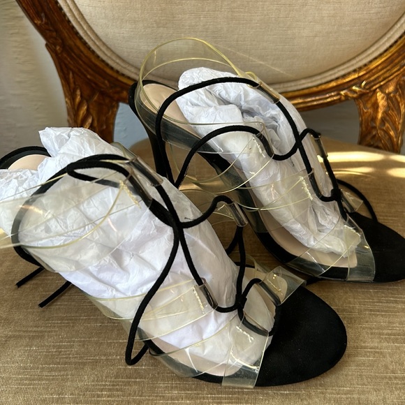 Zara PVC ankle strap heels size 37 - Picture 8 of 8